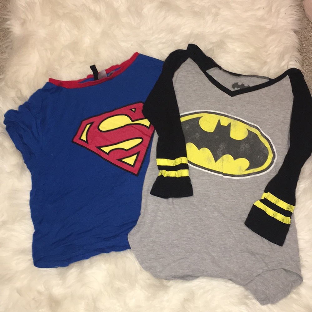 SuperMan& BatMan Bundle Shirts